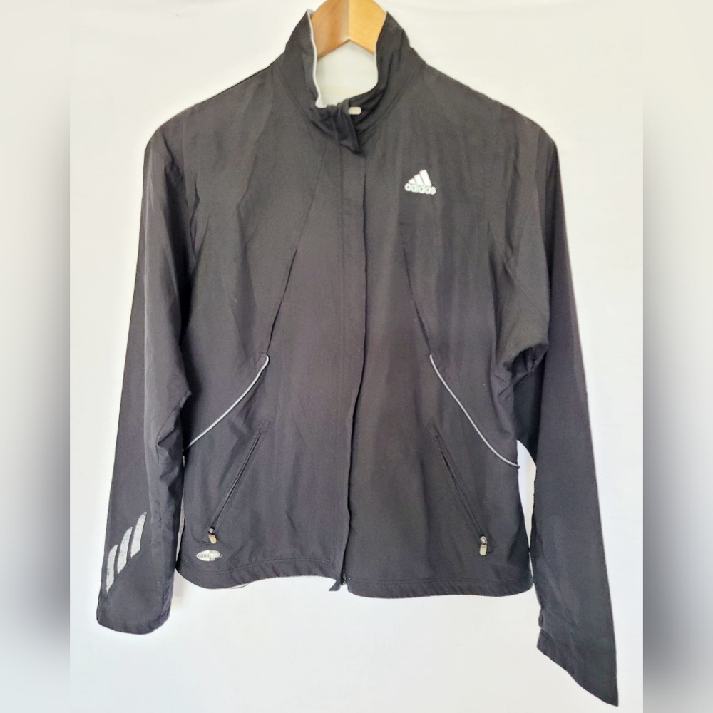 Adidas Climaproof Women's Windbreaker Jacket, Black, Medium
